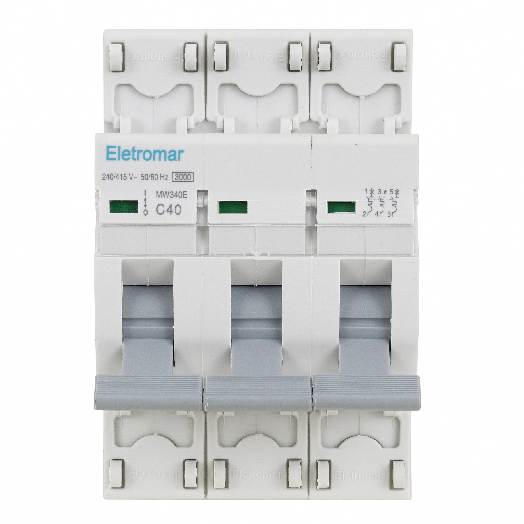 Disjuntor Din Tripolar 220-400V 40A Eletromar