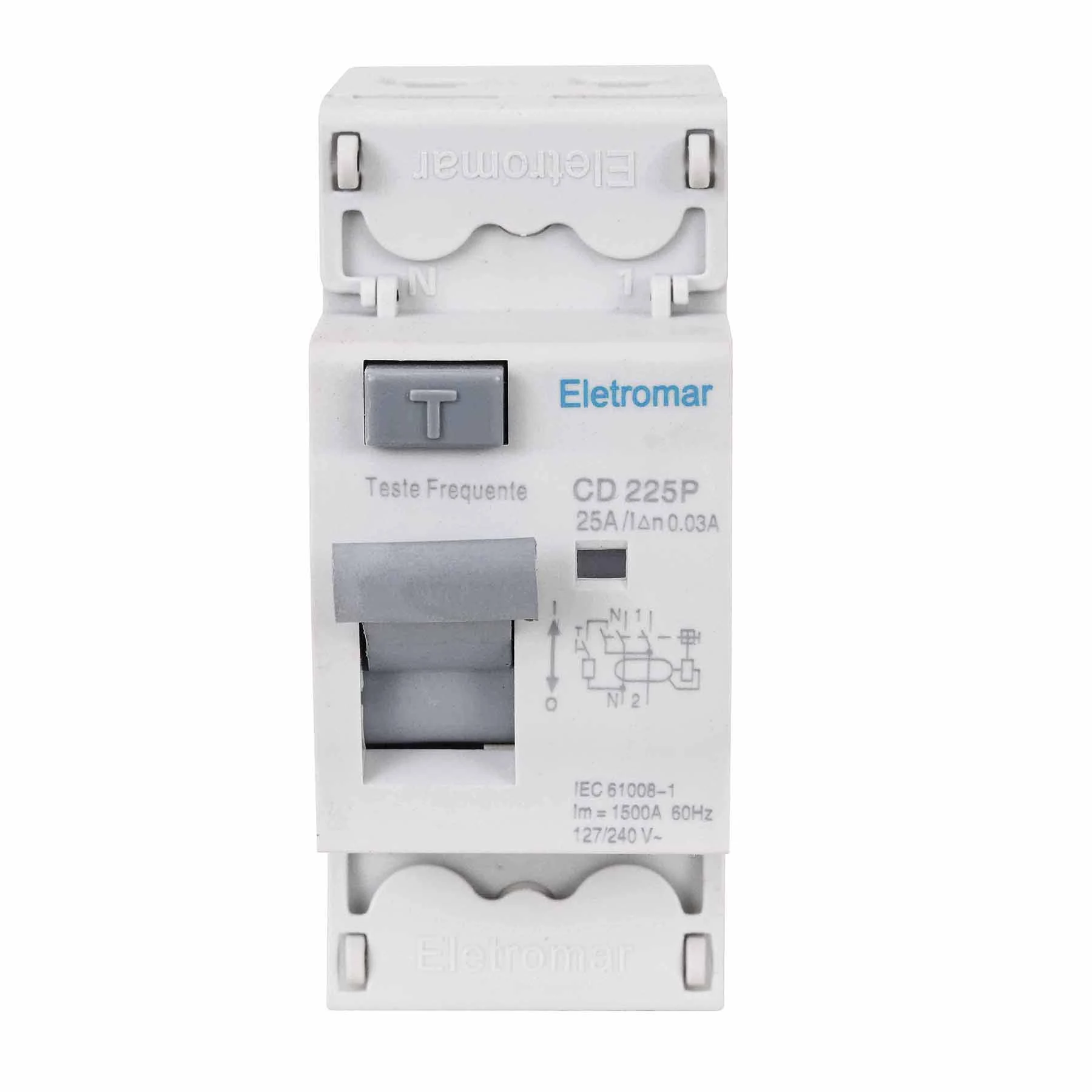Disjuntor DR Bipolar 500v 25A CD225P Eletromar