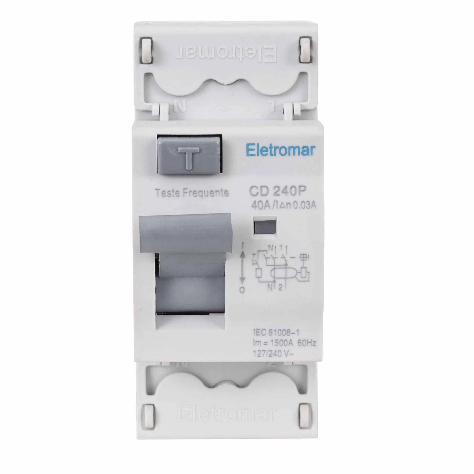 Disjuntor DR Bipolar 500V 40A CD240P Eletromar