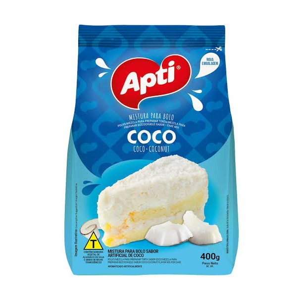 Bolo Apti Coco Caixa