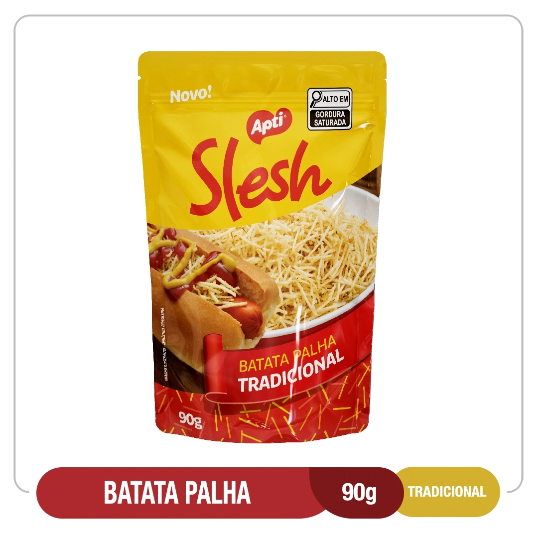Batata Palha Trad. Slesh 90g Pacote Sup