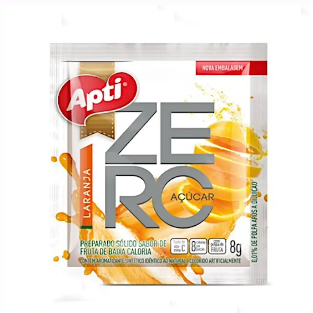 Refresco Apti Zero Laranja 8g