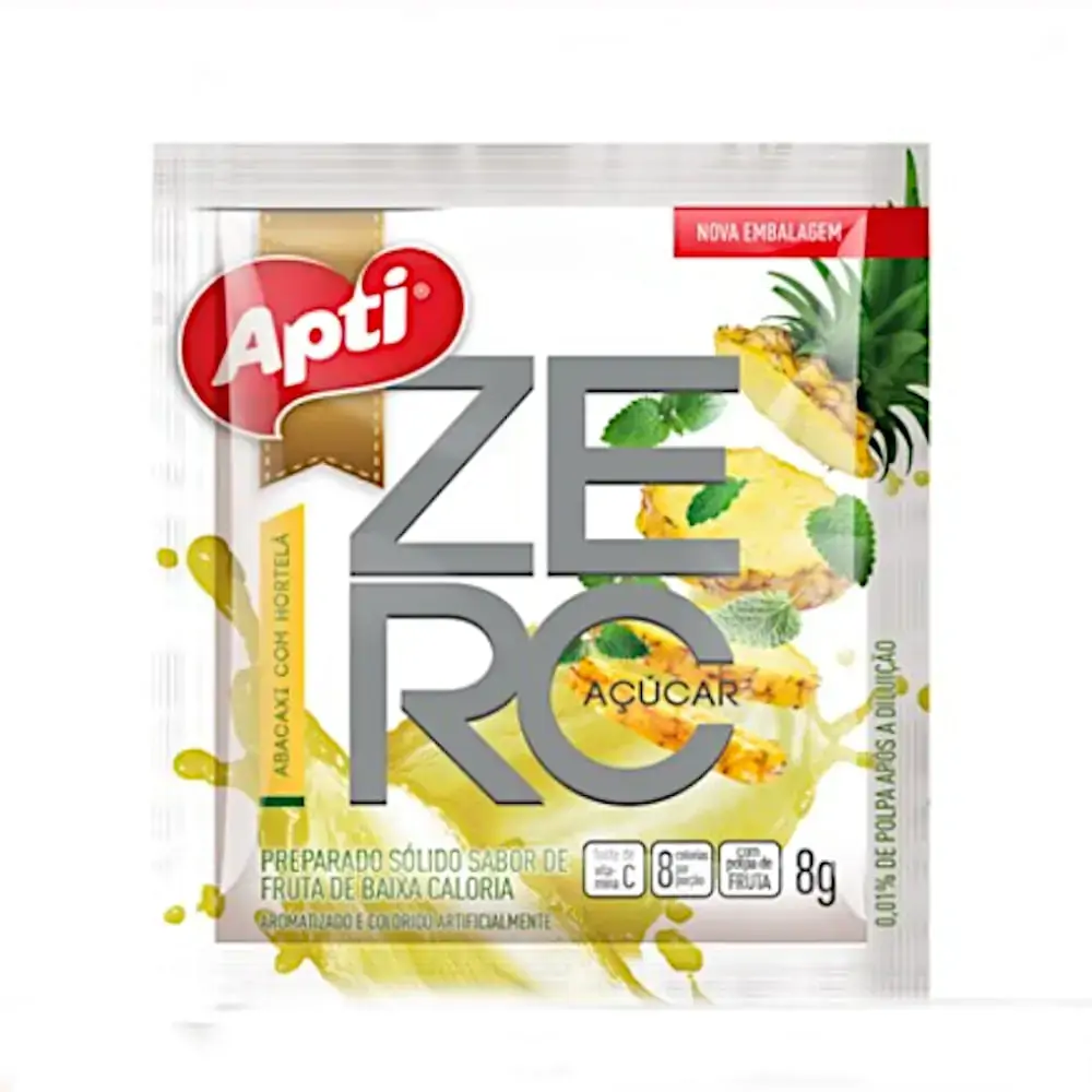Refresco Apti Zero Abacaxi/hortela 8g