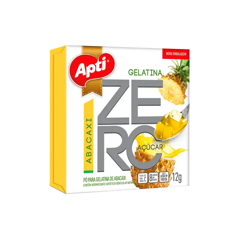 Gelatina Apti Zero Abacaxi