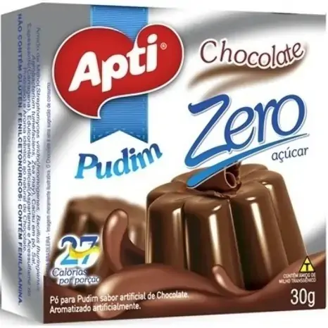 Pudim Zero Chocolate Apti