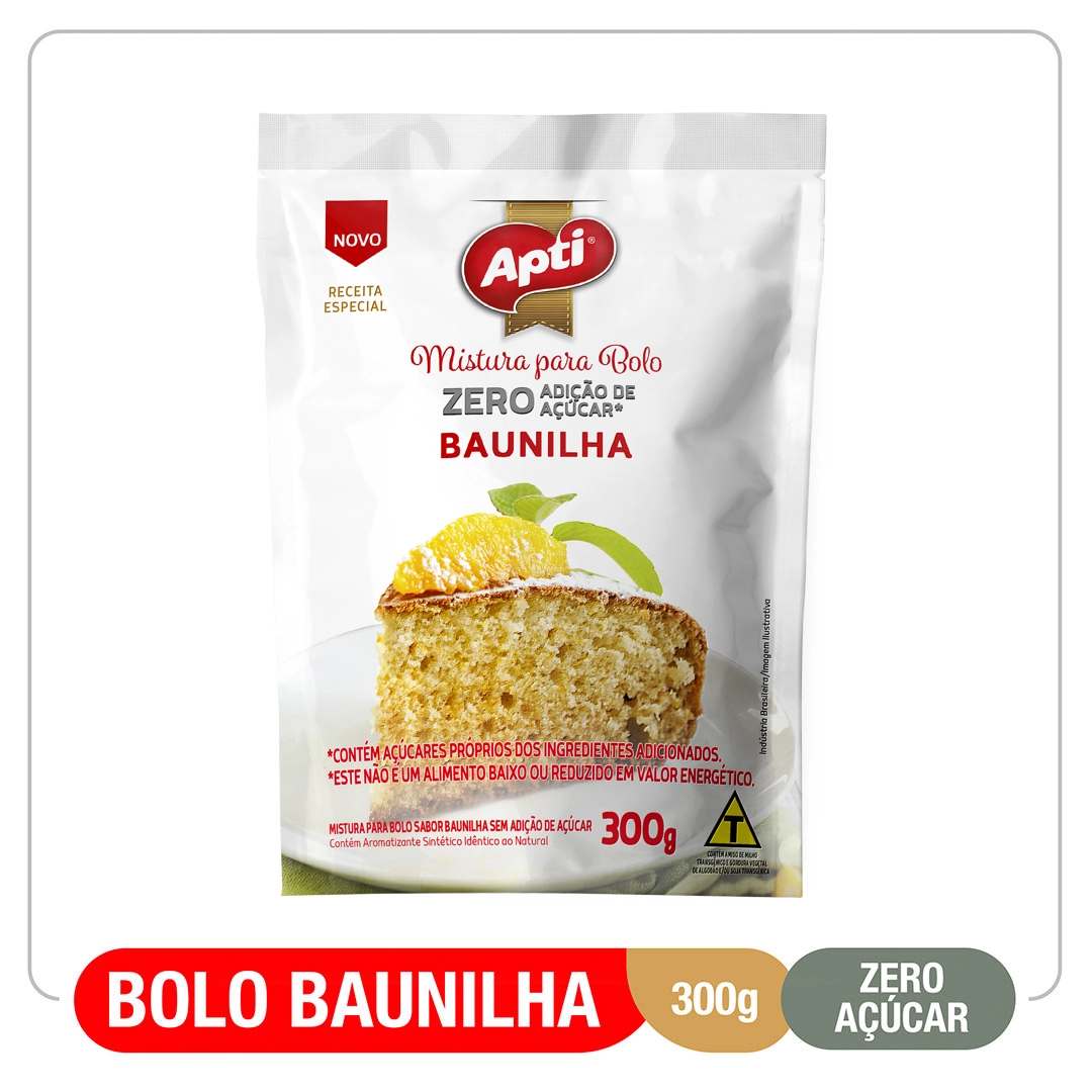 Mistura Para Bolo Baunilha Apti Pacote 300g