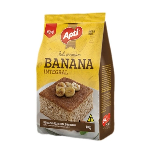 Mistura Bolo Premium Apti Banana Integral 400g
