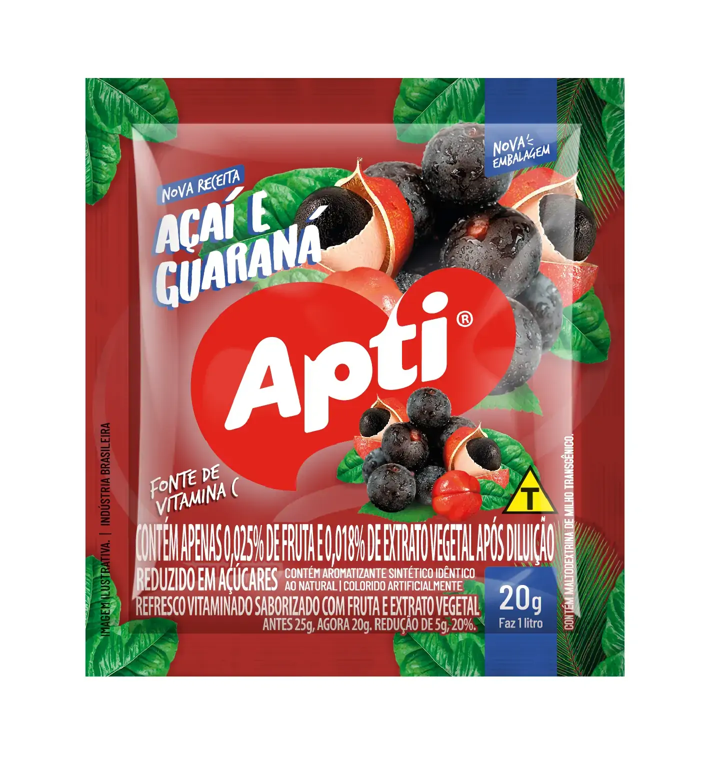 Refresco Po Acai Guarana Apti 20g
