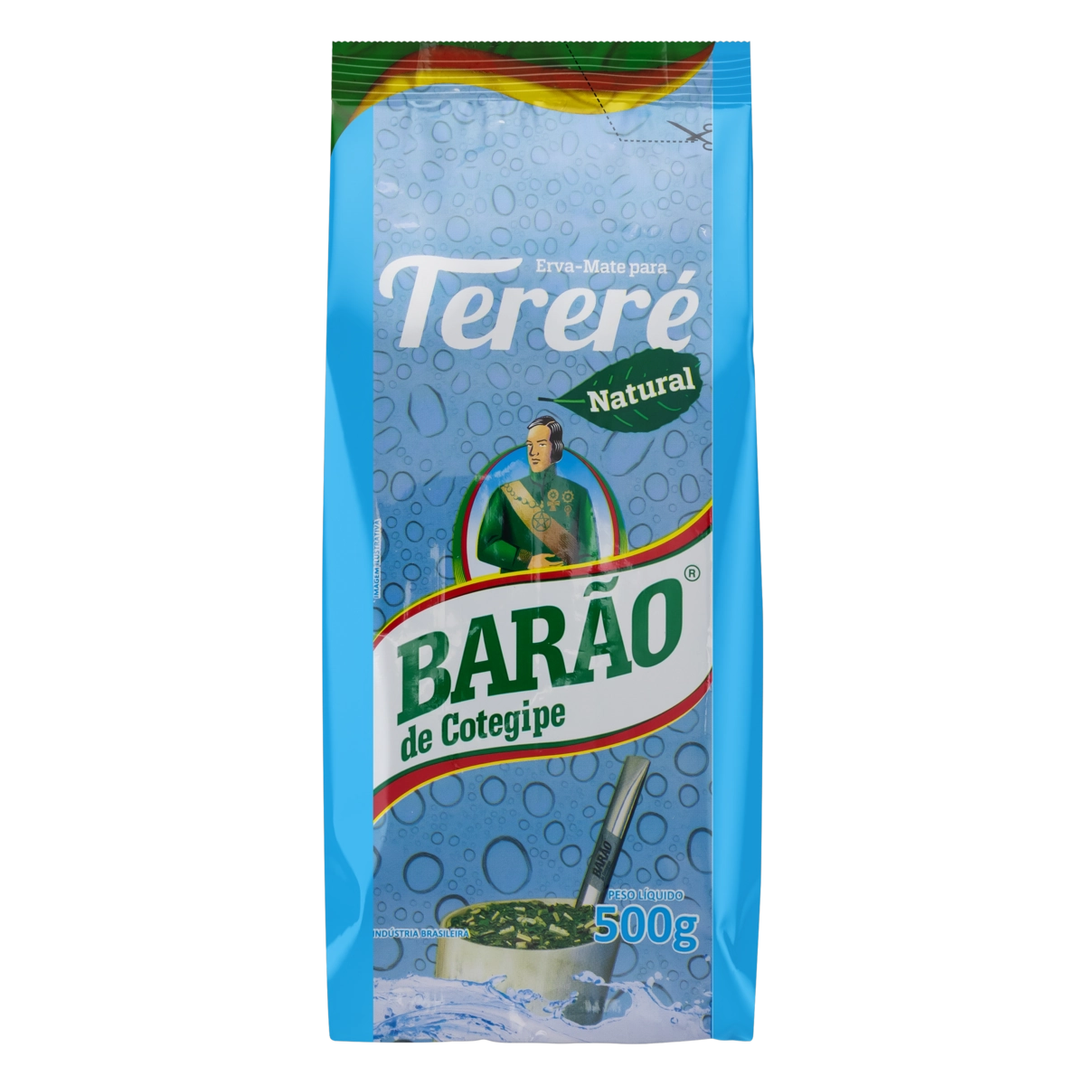 Erva Mate Tereré Natural Barão De Cotegipe Pacote 500g