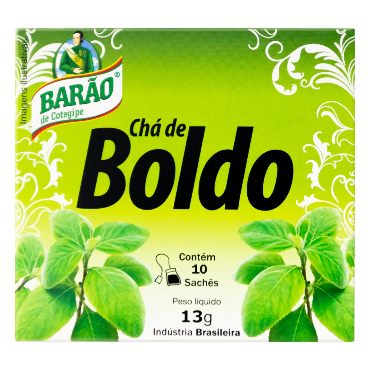 Chá Boldo Barão De Cotegipe Caixa 13g 10 Unidades