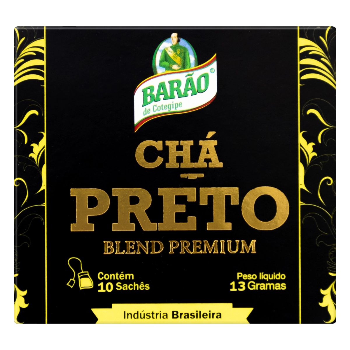 Chá Preto Barão De Cotegipe Blend Premium Caixa 13g 10 Unidades