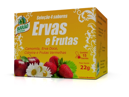 Cha Barao Selecao 4 Sabores 15 Saches