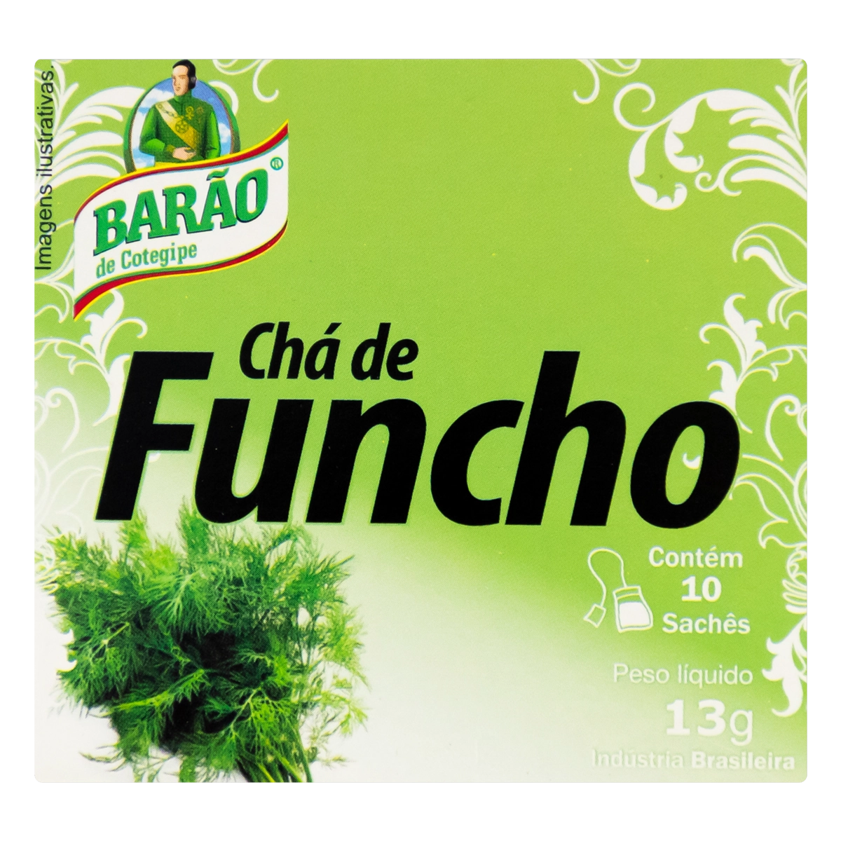 Chá Funcho Barão De Cotegipe Caixa 13g 10 Unidades