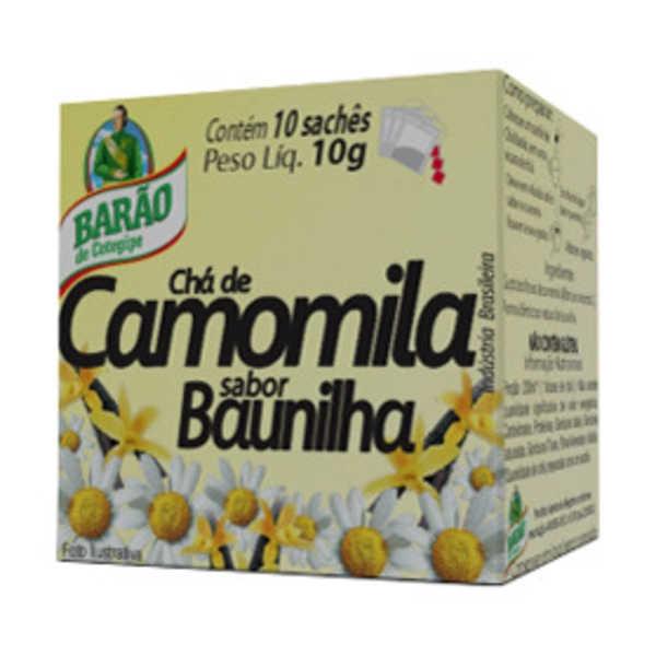 Cha Barao Camomila C/baunilha C/10 Saches
