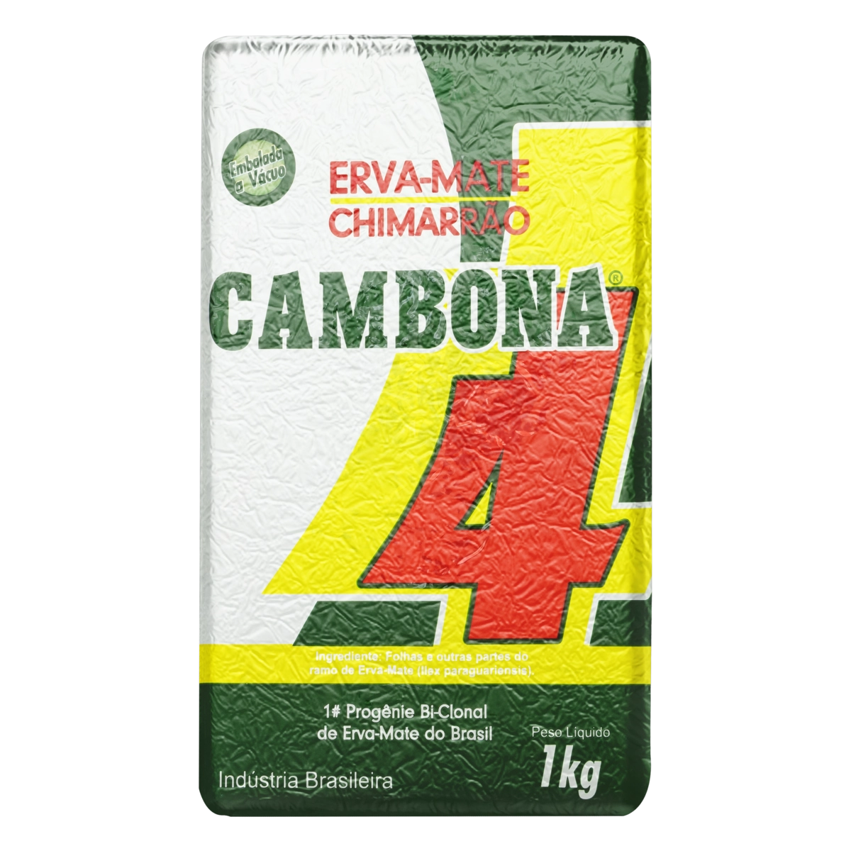 Erva Mate Chimarrão A Vácuo Cambona 4 Pacote 1kg