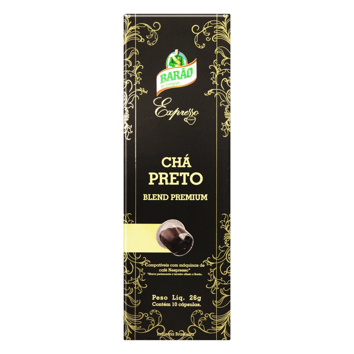 Chá Preto Cápsula Barão Expresso 10 cápsulas 22g