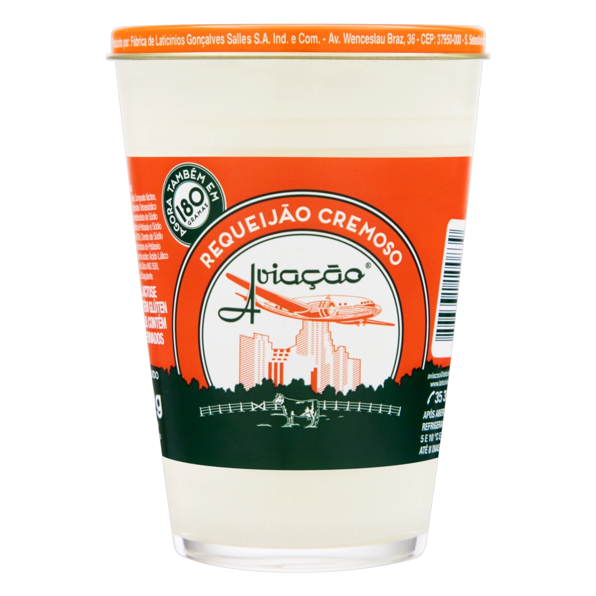 Requeijão Cremoso Aviação Copo 180g