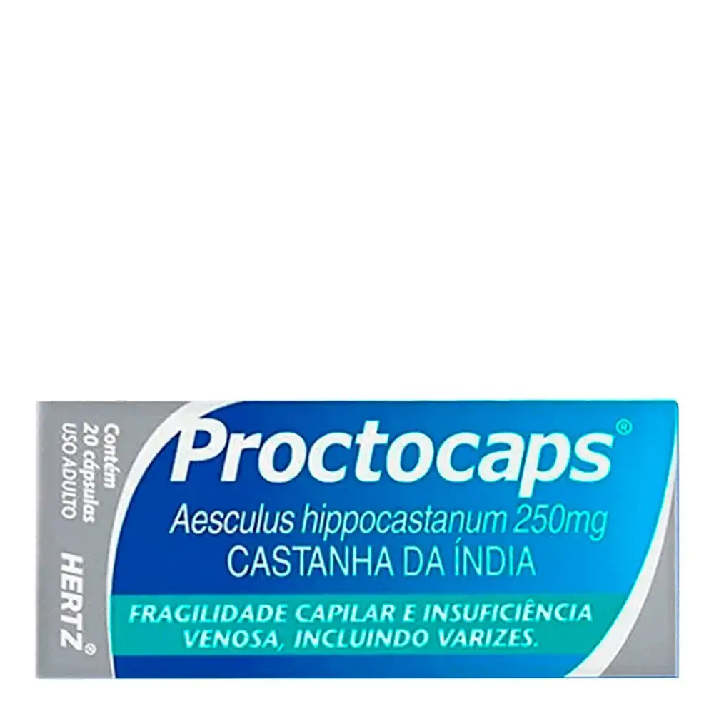 Proctocaps 250mg C/ 20 Cápsulas