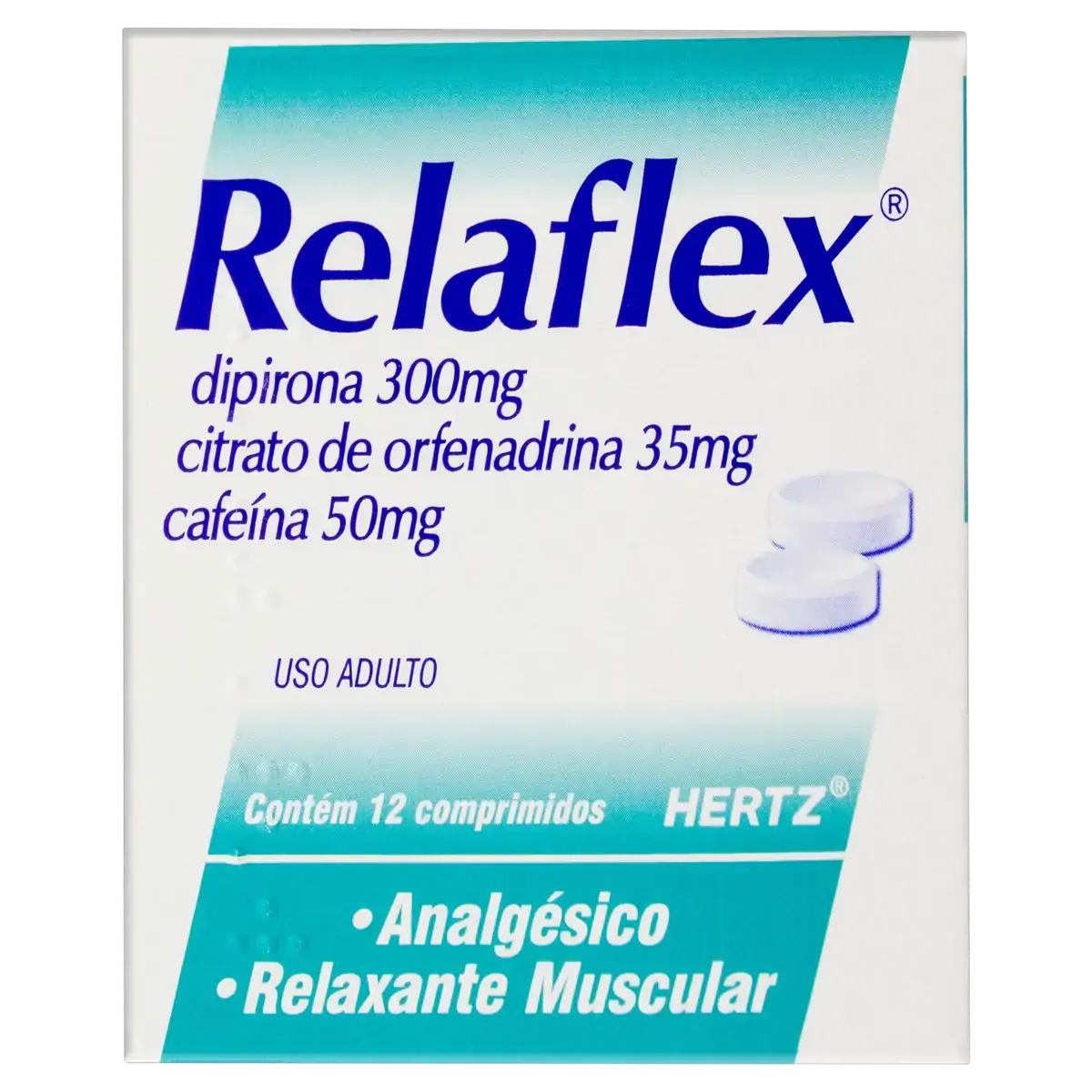 Relaflex Kley Hertz Caixa 12 Comprimidos