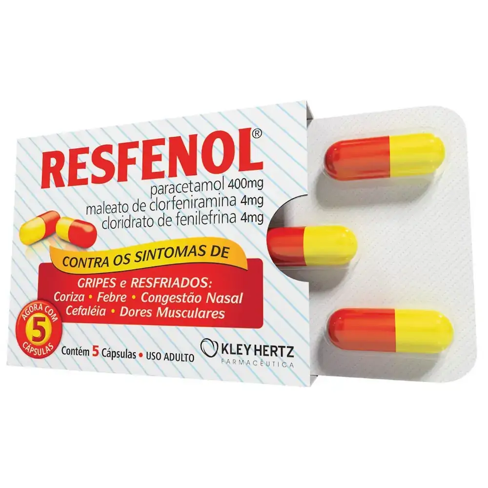 Resfenol 400mg 4mg 4mg Cap Gel X 240