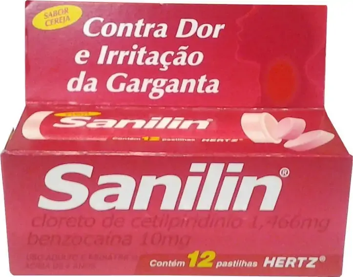 Sanilin 10 Mg 1,466 Mg 12 Pastilhas Kelyhertz Similar