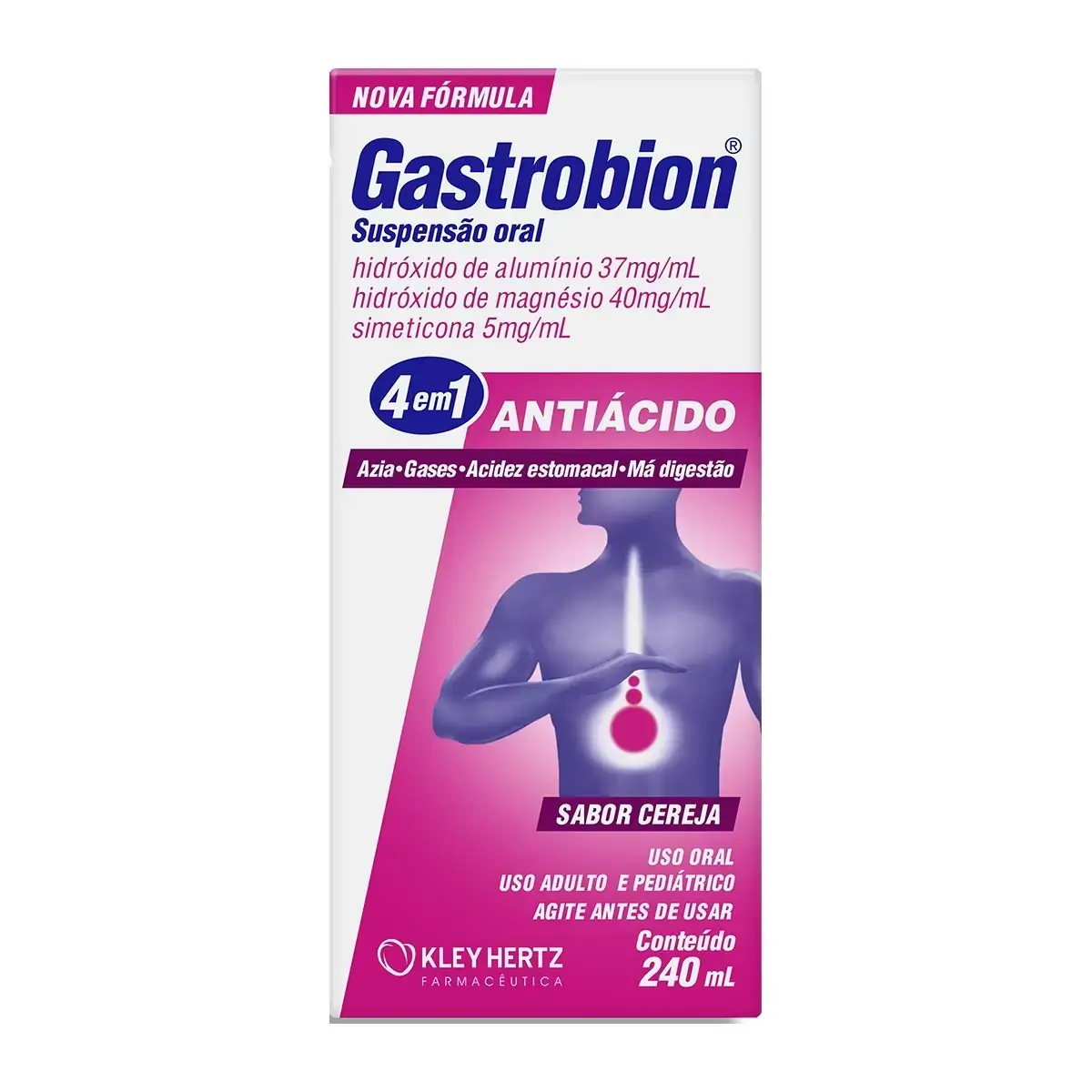 Gastrobion Cereja Caixa 240ml Suspensão Oral