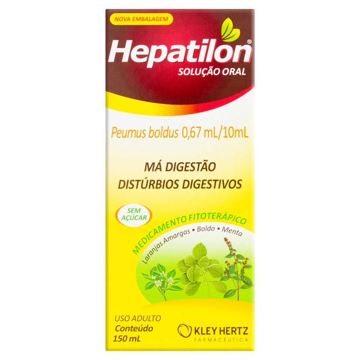 Hepatilon 0,67ml/10ml Kley Hertz Caixa 150ml
