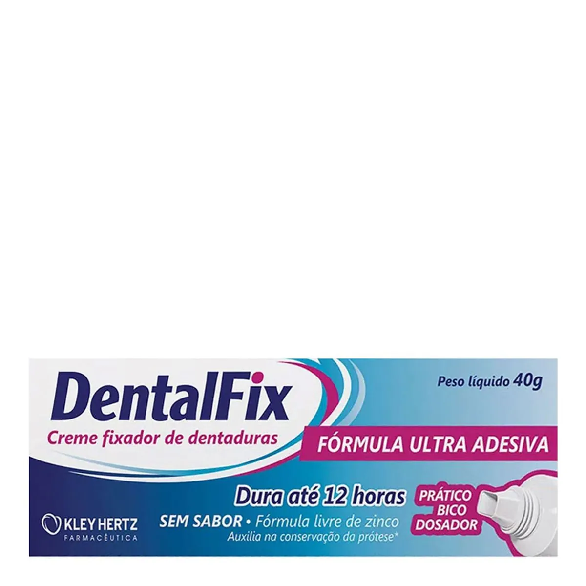 Fixador De Dentadura Creme Sem Sabor Dentalfix Caixa 40g