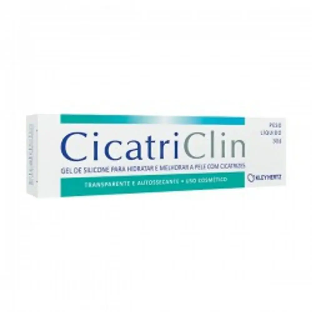 Cicatriclin Gel Cicatrizante Com 30 Gramarelos