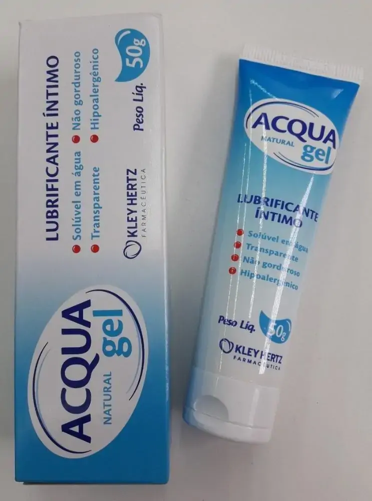 Gel Lubrificante íntimo Kley Hertz Acqua Gel Caixa 50g