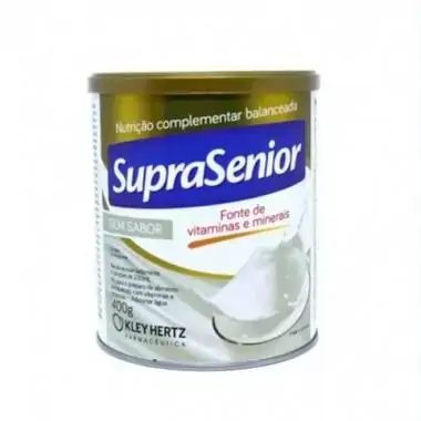 SupraSenior Vitaminas e Minerais Sem Sabor 400g Kley Hertz