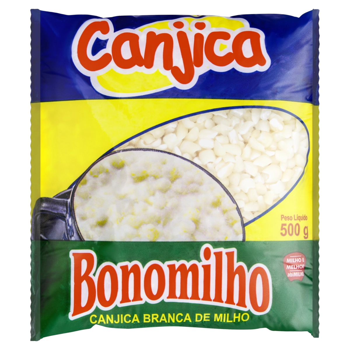 Canjica De Milho Branca Tipo 1 Bonomilho Pacote 500g