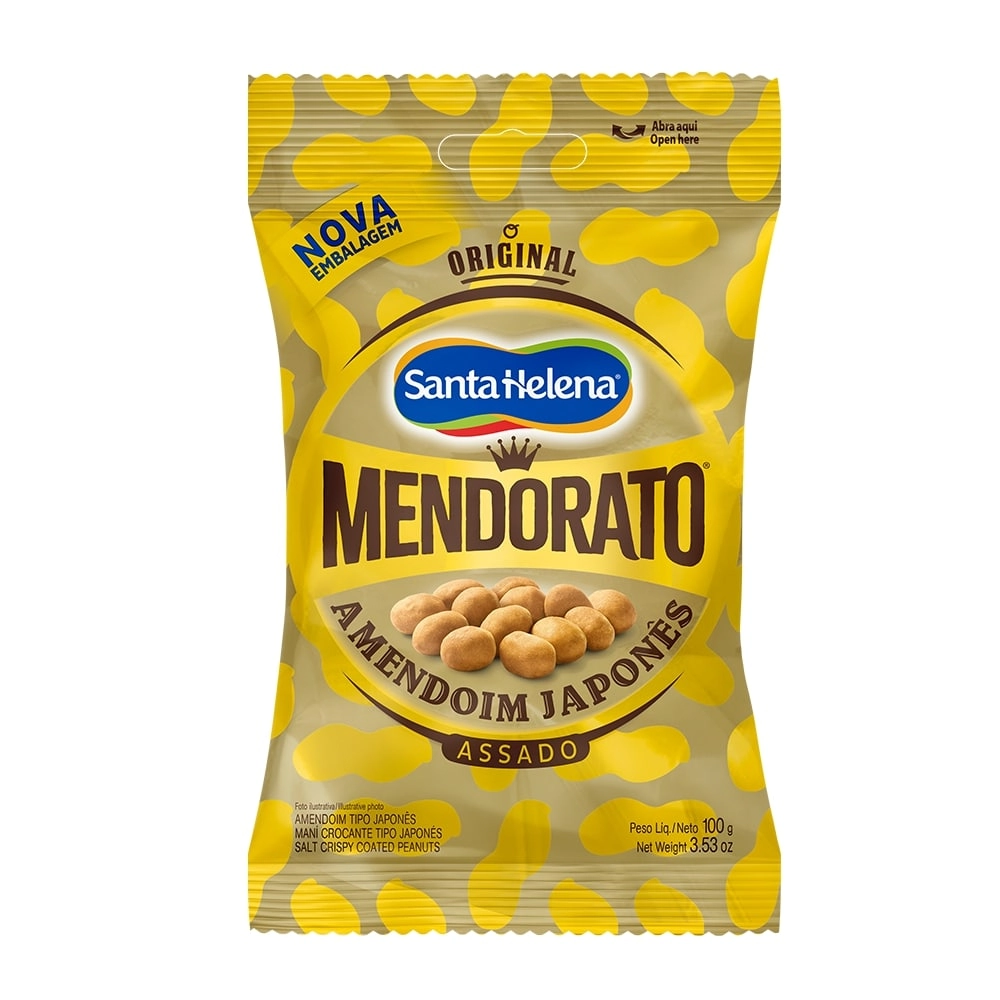 Amendoim Japonês Original Mendorato Pacote 100g
