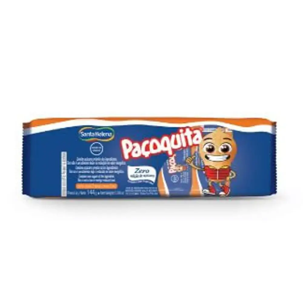 Pack Doce de Amendoim Paçoquita Pacote 176g 8 Unidades