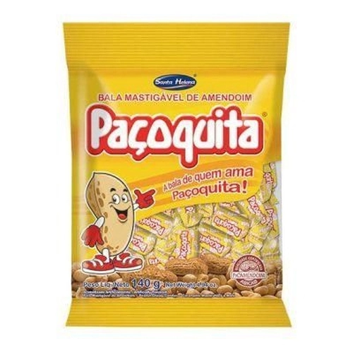 Bala Mastigável Paçoquita Santa Helena