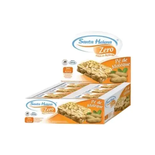 Pé De Moleque Crocante Cuida Bem Caixa 360g 24 Unidades