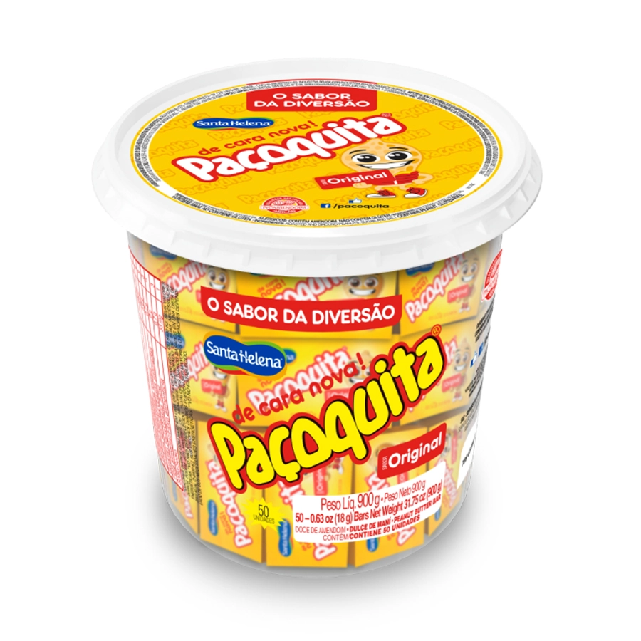 Doce De Amendoim Original Paçoquita Pote 900g