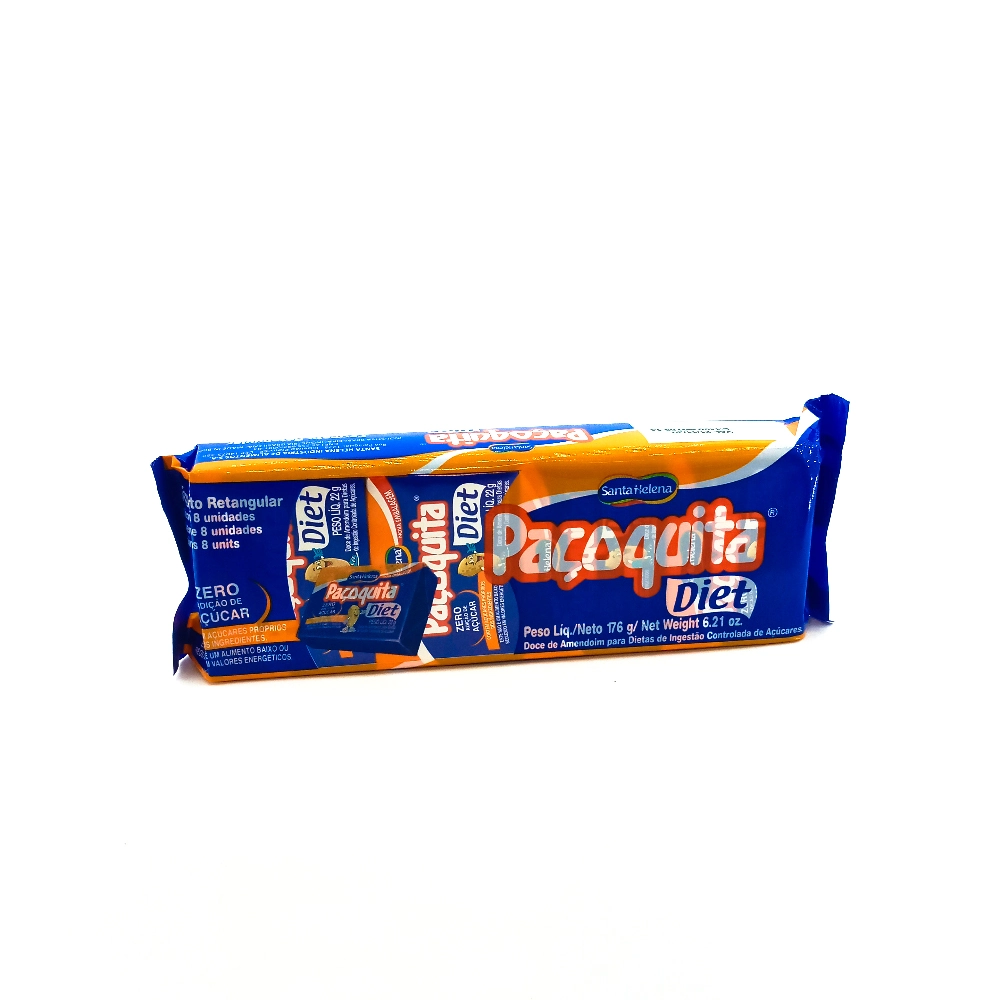 Pack Doce De Amendoim Paçoquita Pacote 176g 8 Unidades
