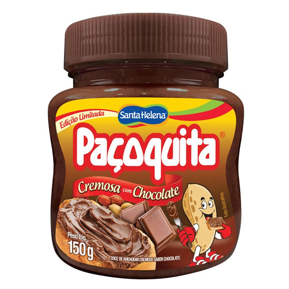 Pacoquita Cremosa 150g Chocolate Pote