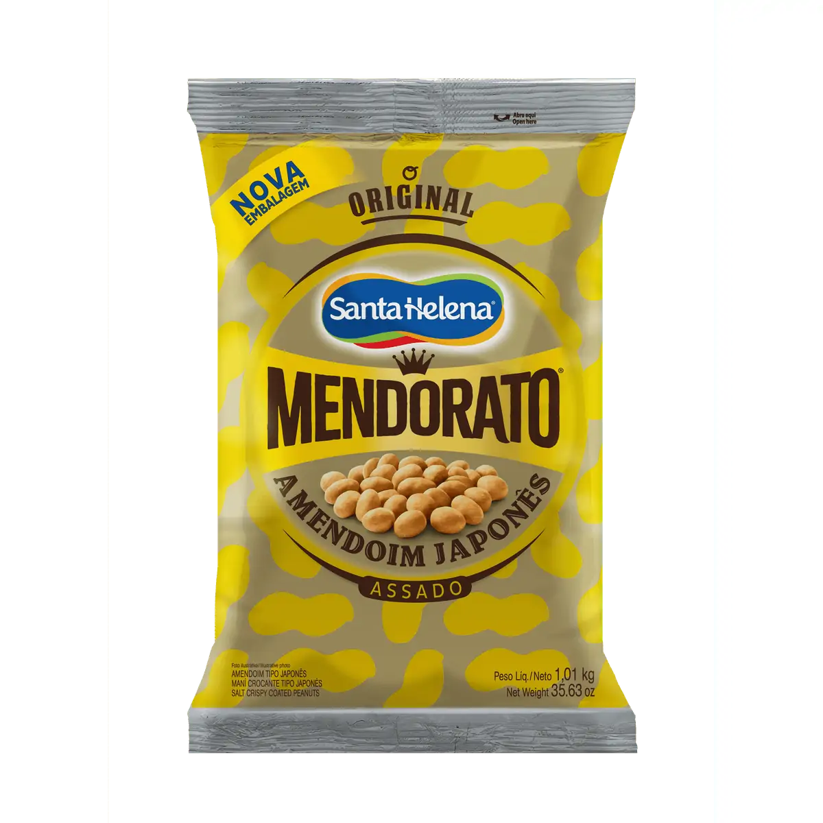 Amendoim Crocante 1,01kg Mendorato
