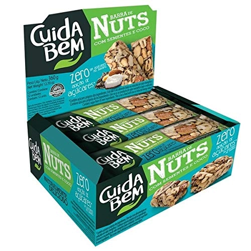 Barra De Nuts Cx C/ 12 Unidades Cuida Bem