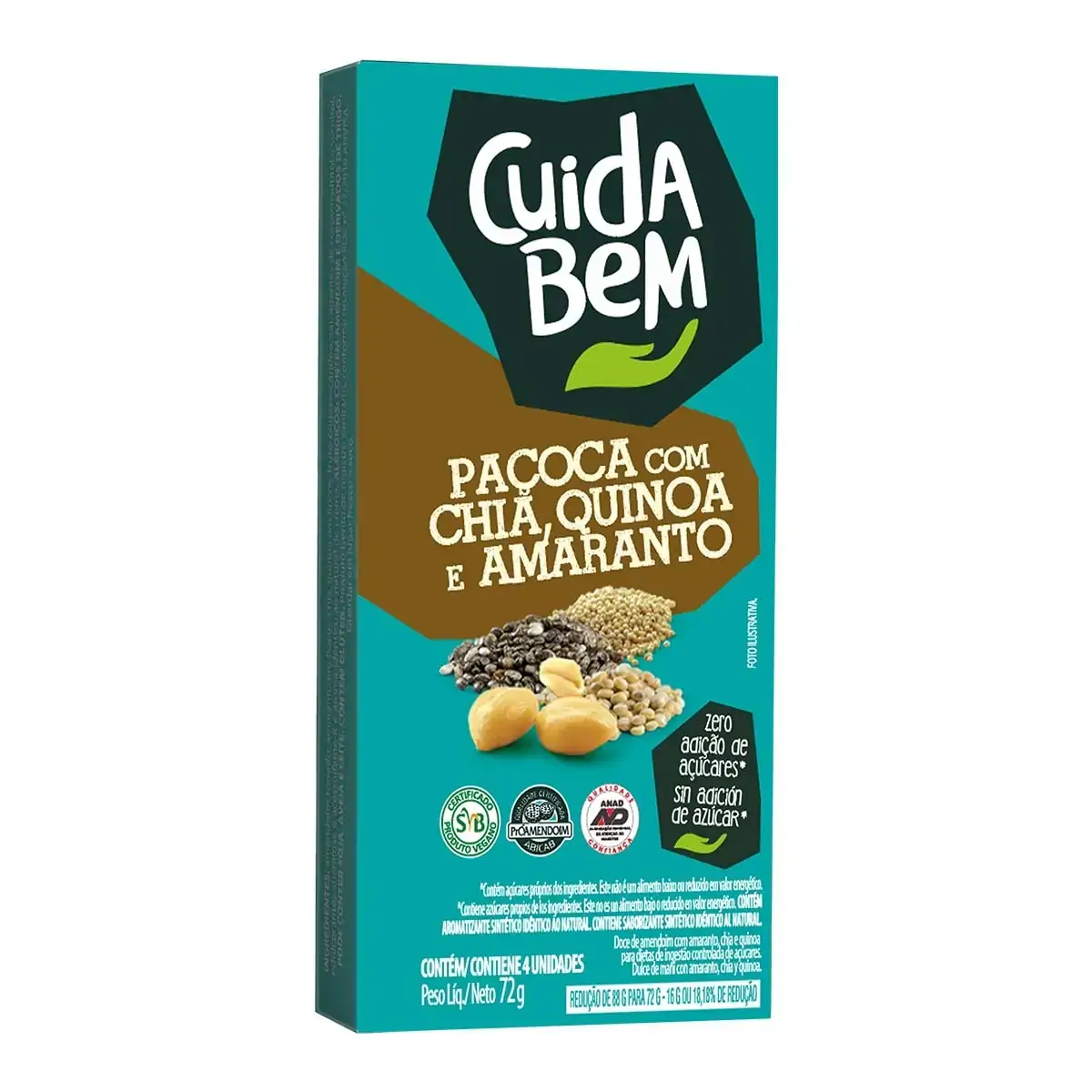 Cd Bem Pacoca C Seme Disp 88g Santa Helena
