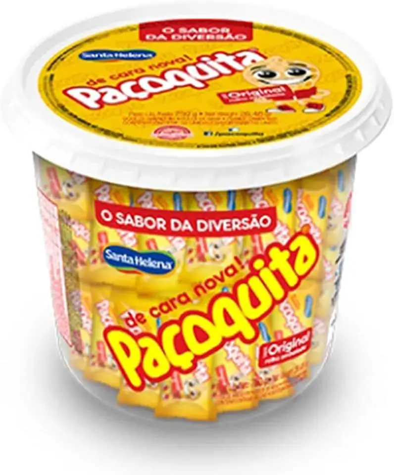 Doce Pacoquita Sta Helena 50un Pacoca Rolha