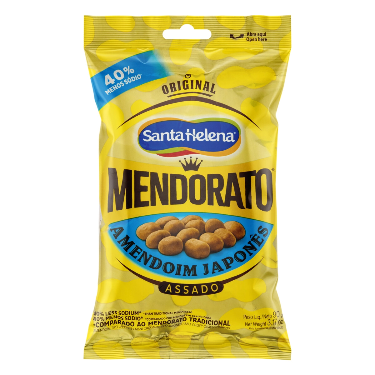 Amendoim Japonês Mendorato Pacote 90g
