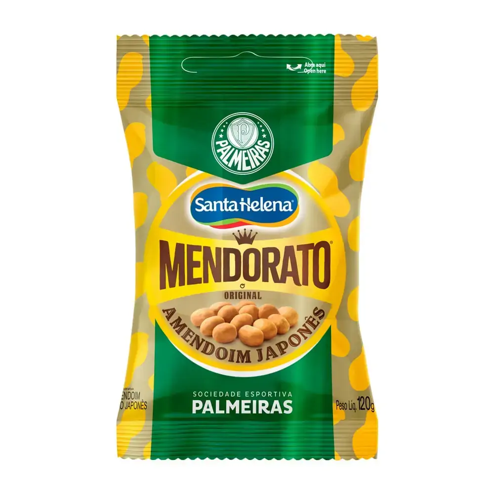 Amendoim Mendorato Palmeiras 120g