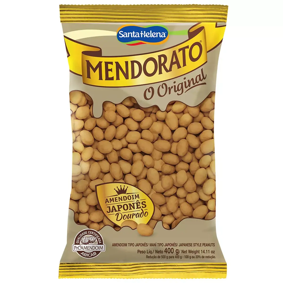 Amendoim Japonês Assado Original Mendorato Pacote 90g