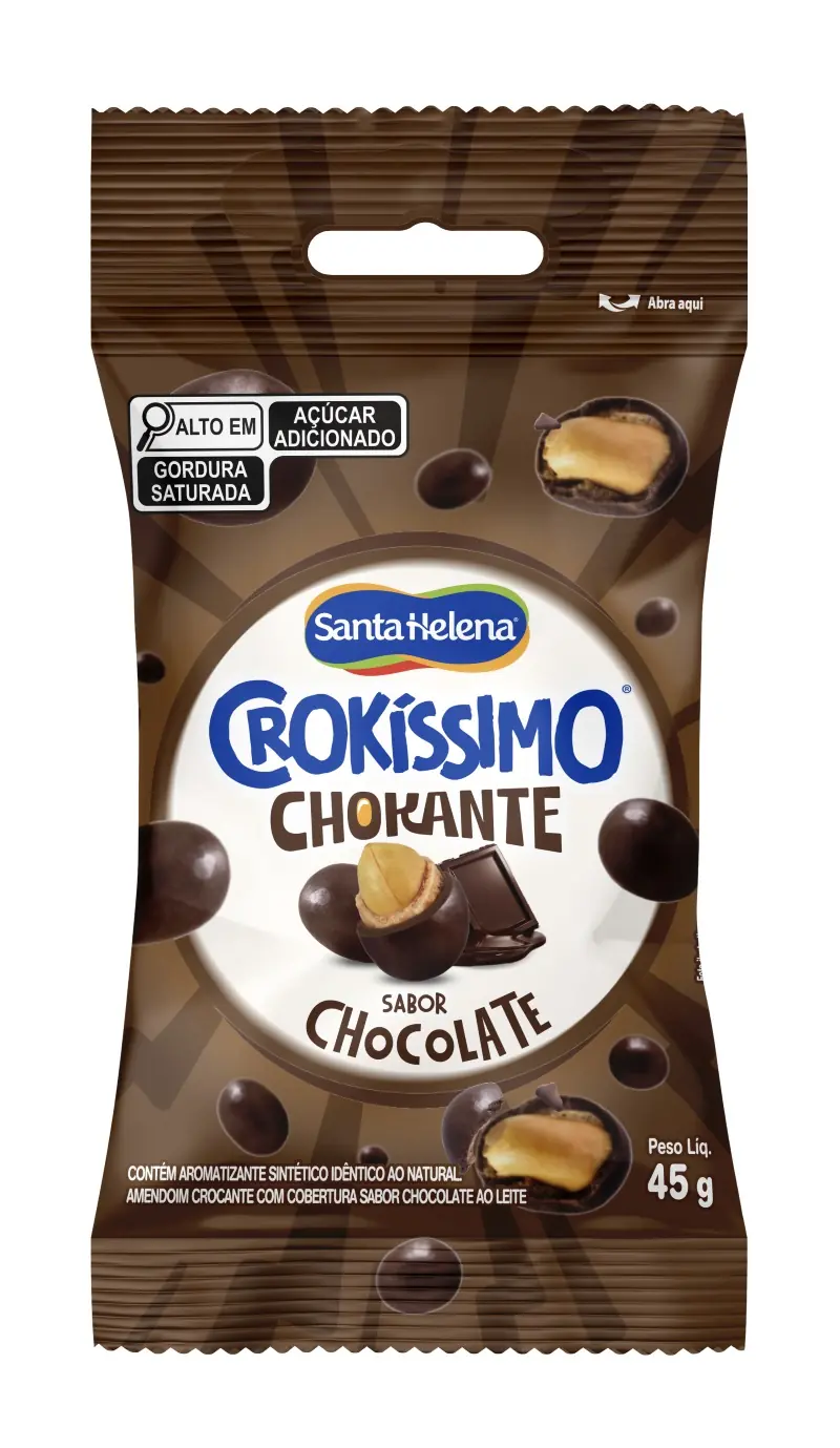 Amendoim Crokissimo Chokante Chocolate 45g