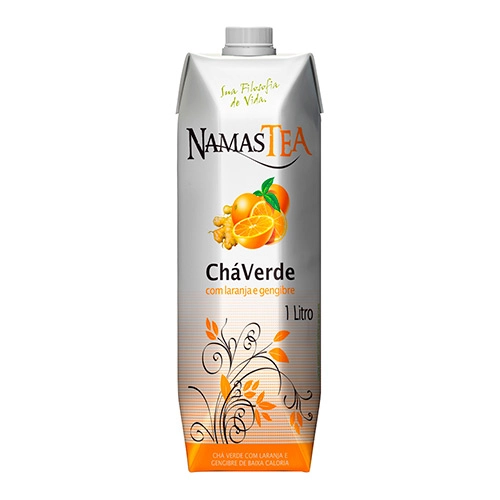Cha Namastea Verde C/laranja Geng 1lt