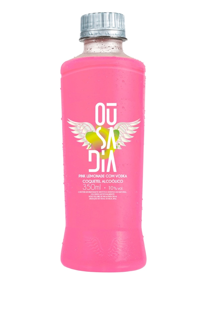 Coquetel Ousadia Pink Lemonade 350ml