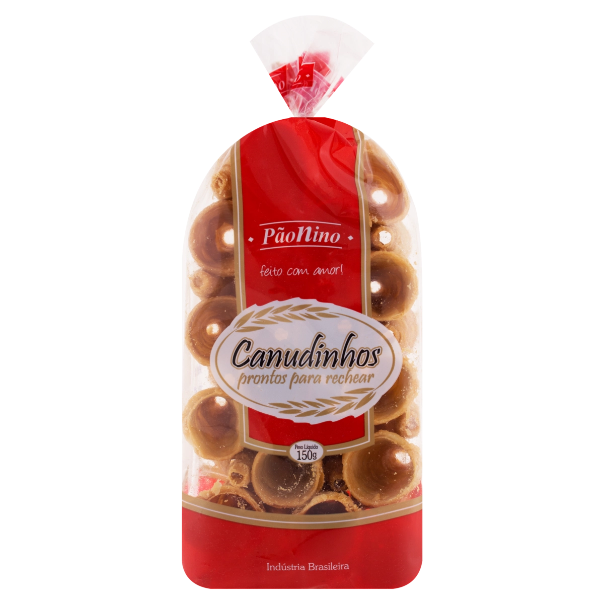 Canudinho Para Rechear Pão Nino Pacote 150g